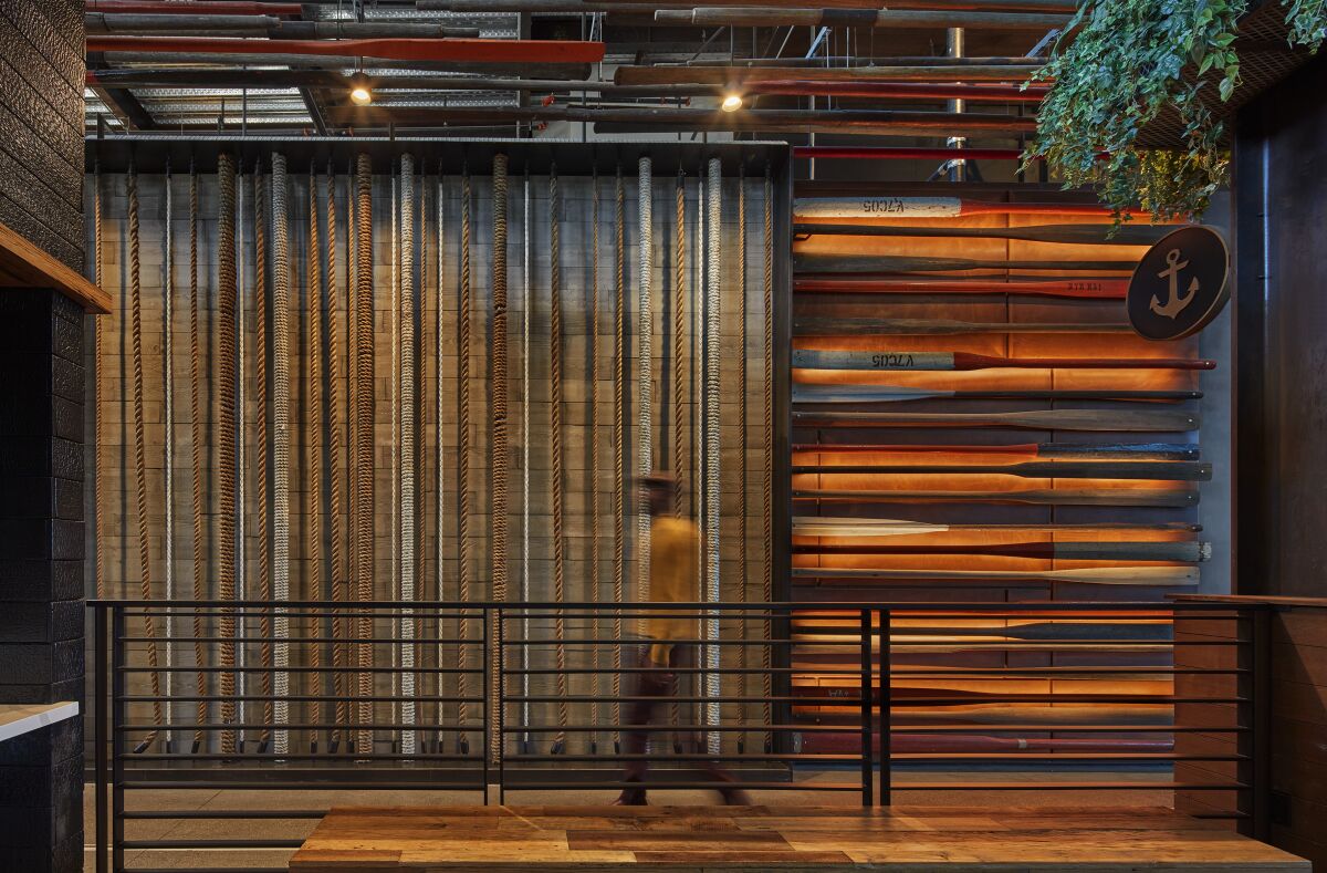 An art installation inside Sky Deck.