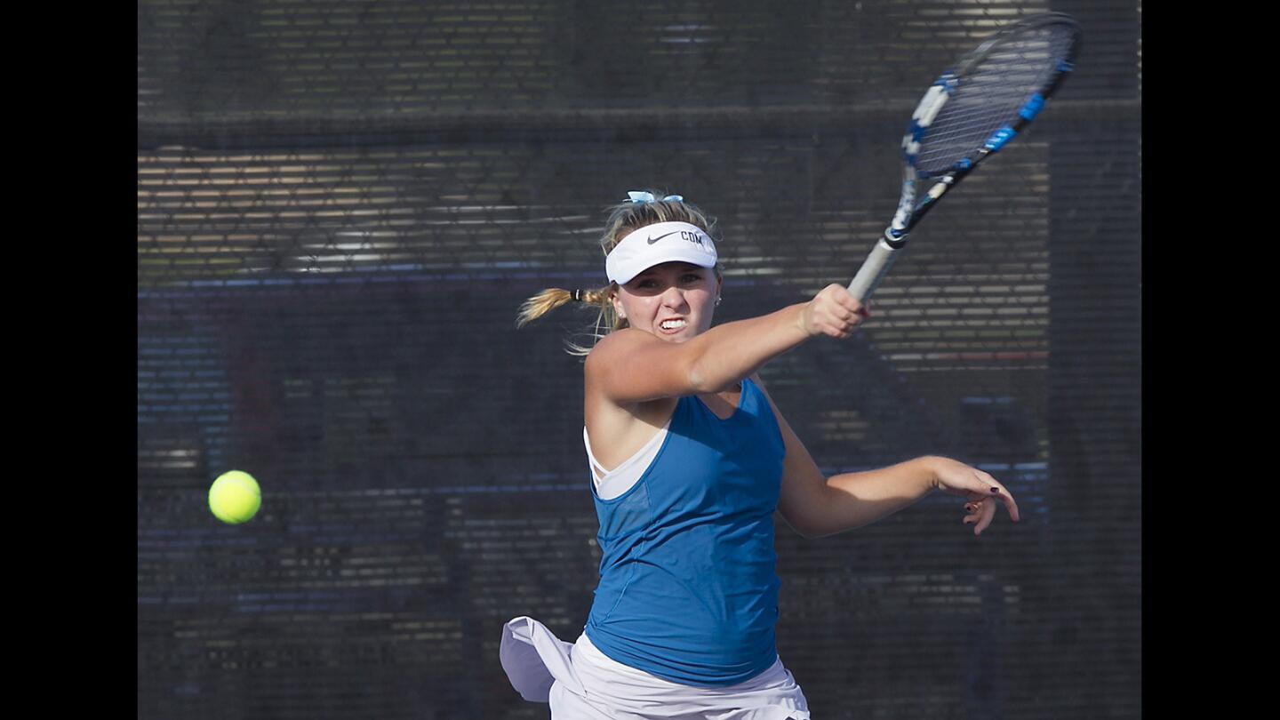 CDM Moves On Over San Marino in Girls Tennis