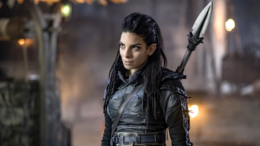 Lilli Hollunder in a new episode of the supernatural drama "The Outpost" on the CW.