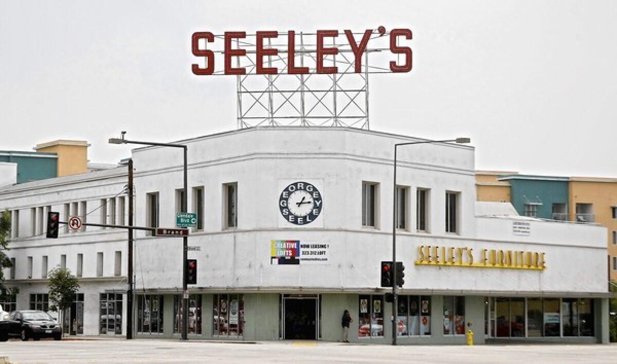 The owner of the recently removated Seeley Building, at Brand Boulevard and San Fernando Roa in Glendale, shown on Friday, July 5, 2013, has filed for bankruptcy.