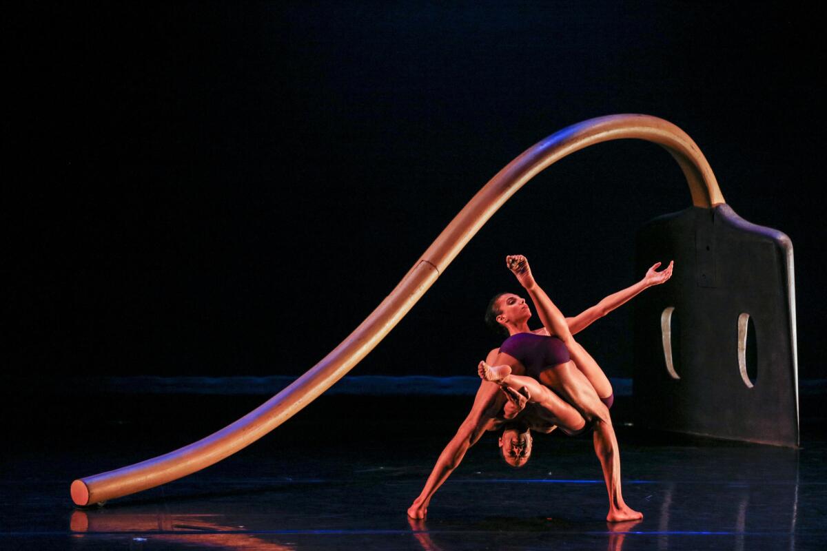 Garth Fagan Dance's Norwood Pennewell and Sade Bull perform "Spring Yaounde."