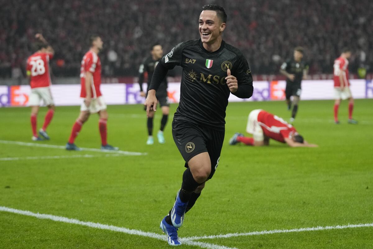 Giacomo Raspadori breaks through as Napoli beats Union Berlin 1-0 in the Champions League - The San Diego Union-Tribune