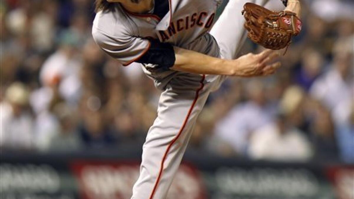 Lincecum to start World Series opener for Giants - The San Diego  Union-Tribune