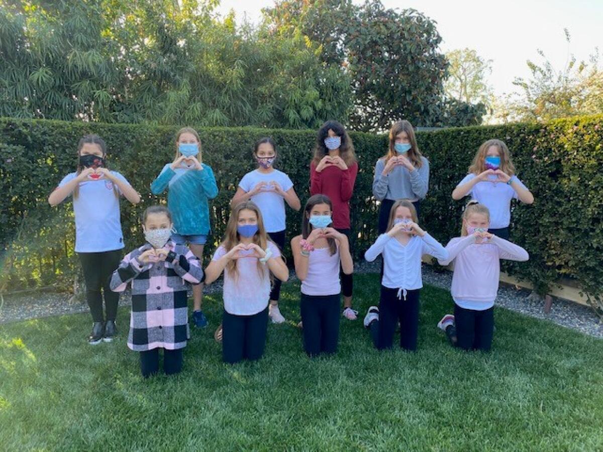 Girl Scouts in Troop 4978