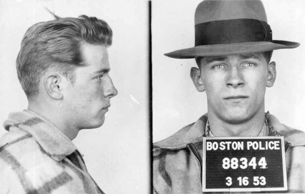 James "Whitey" Bulger in a 1953 police photo.