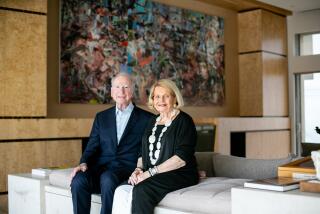 Irwin M. Jacobs, the founding chairman and CEO Emeritus of Qualcomm, and his wife Joan Jacobs, pose for a portrait in their home on August 7, 2019 in San Diego, California.