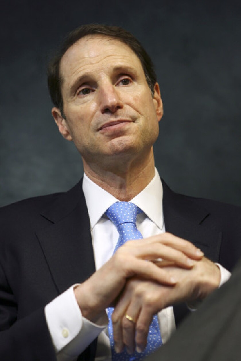 Sen. Ron Wyden (D-Ore.), seen above in 2007, has expressed concerns about the 2013 Intelligence Authorization Act.