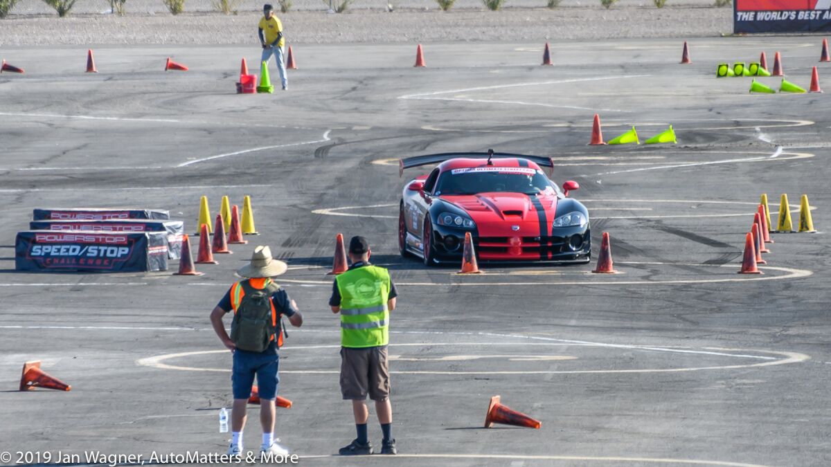 Dodge Viper at the Speed Stop Challenge