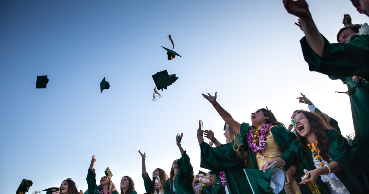 Drive-through graduations in the coronavirus era - Los Angeles Times