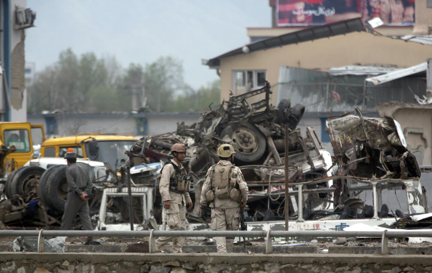 Suicide bombing in Kabul