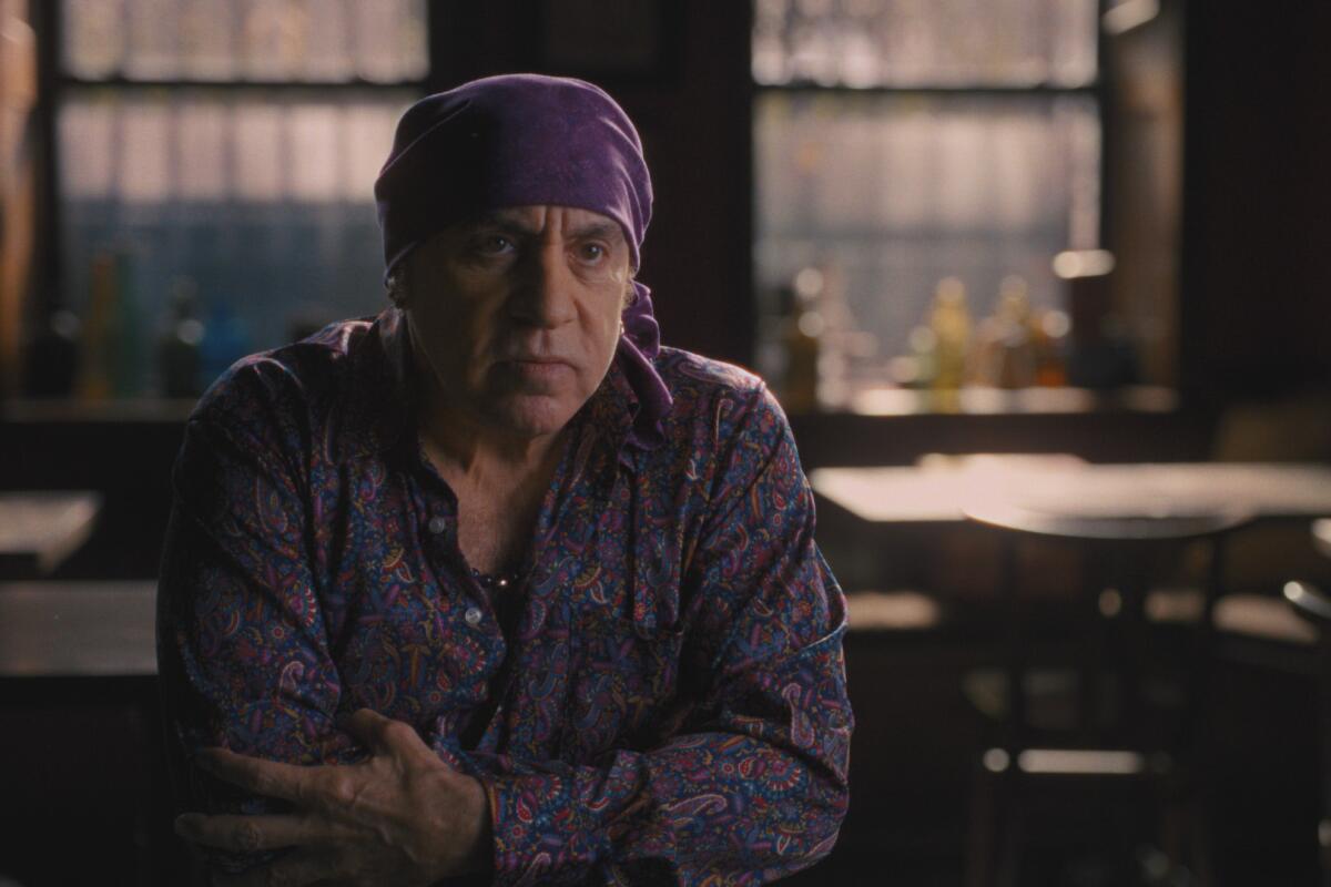 Steven Van Zandt was among several "Sopranos" cast members interviewed.