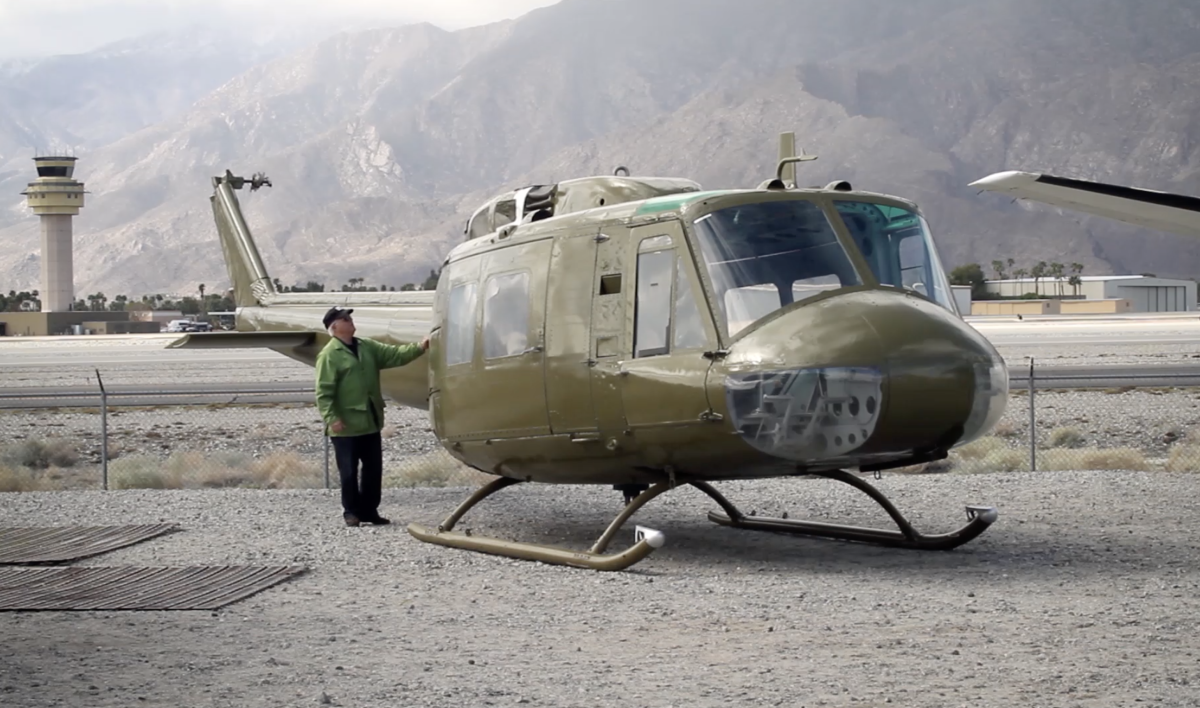 "Take Me Home Huey" documents Rancho Santa Fe artist Steve Maloney turning a helicopter from the Vietnam War into a work of art.