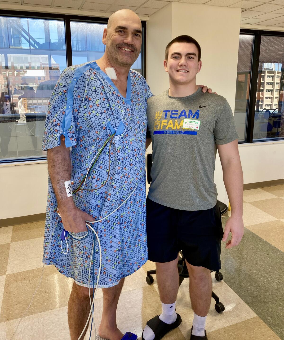 Scot Pollard and his son, Ozzy