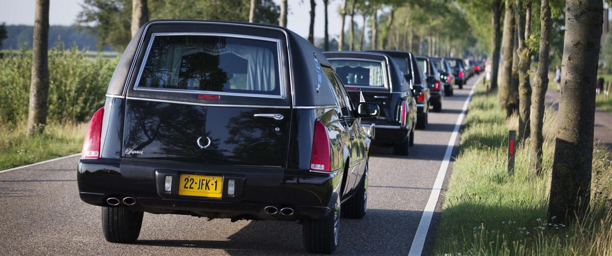 Hearses in the Netherlands carry remains of Malaysia Airlines Flight 17 crash victims on the fourth day of an airlift from Ukraine.