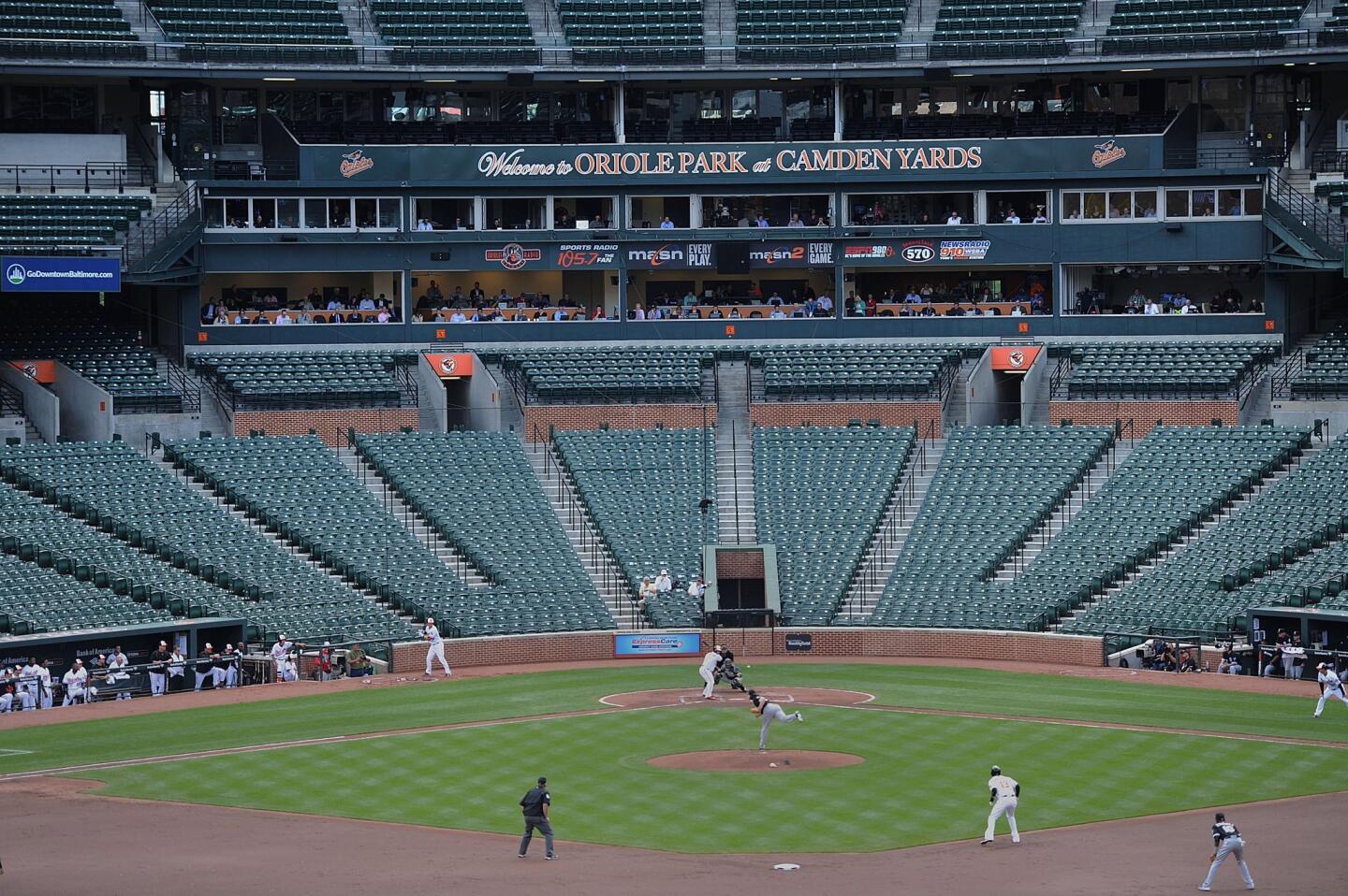 Ghost game at Camden Yards