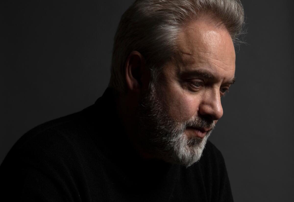 "1917" director Sam Mendes, photographed Nov. 25 in Los Angeles. 