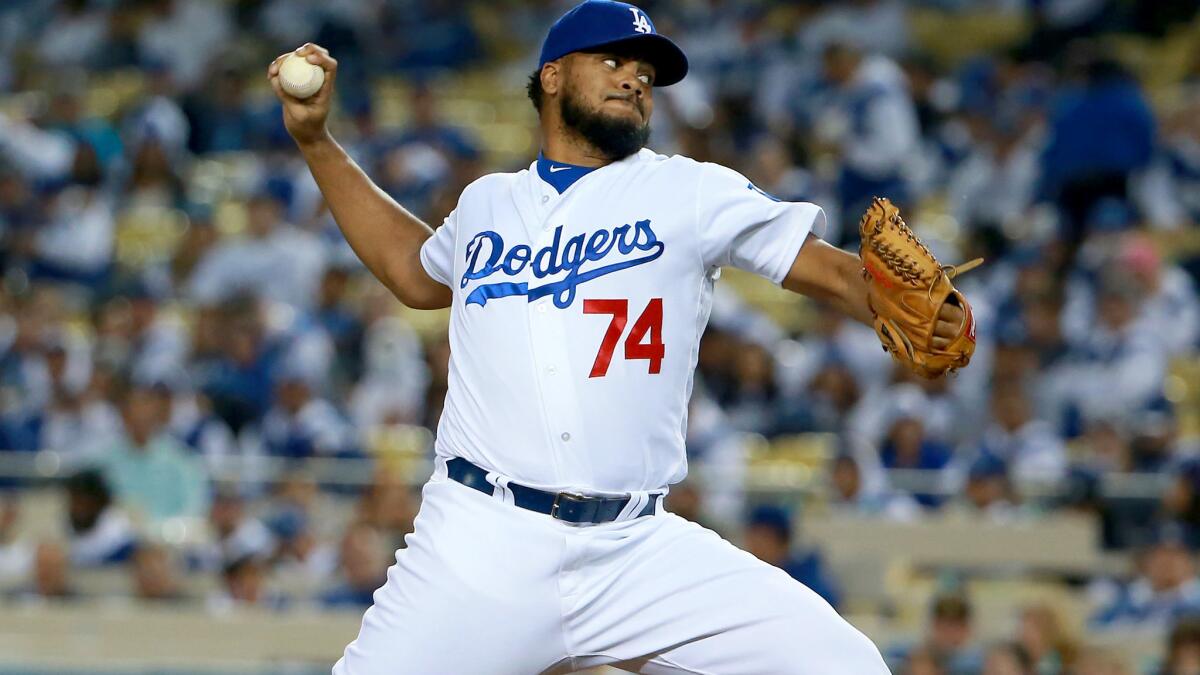 Dodgers closer Kenley Jansen was forced to pitch in the eighth inning against the Diamondbacks on Wednesday because the team has yet to find a reliable setup reliever.