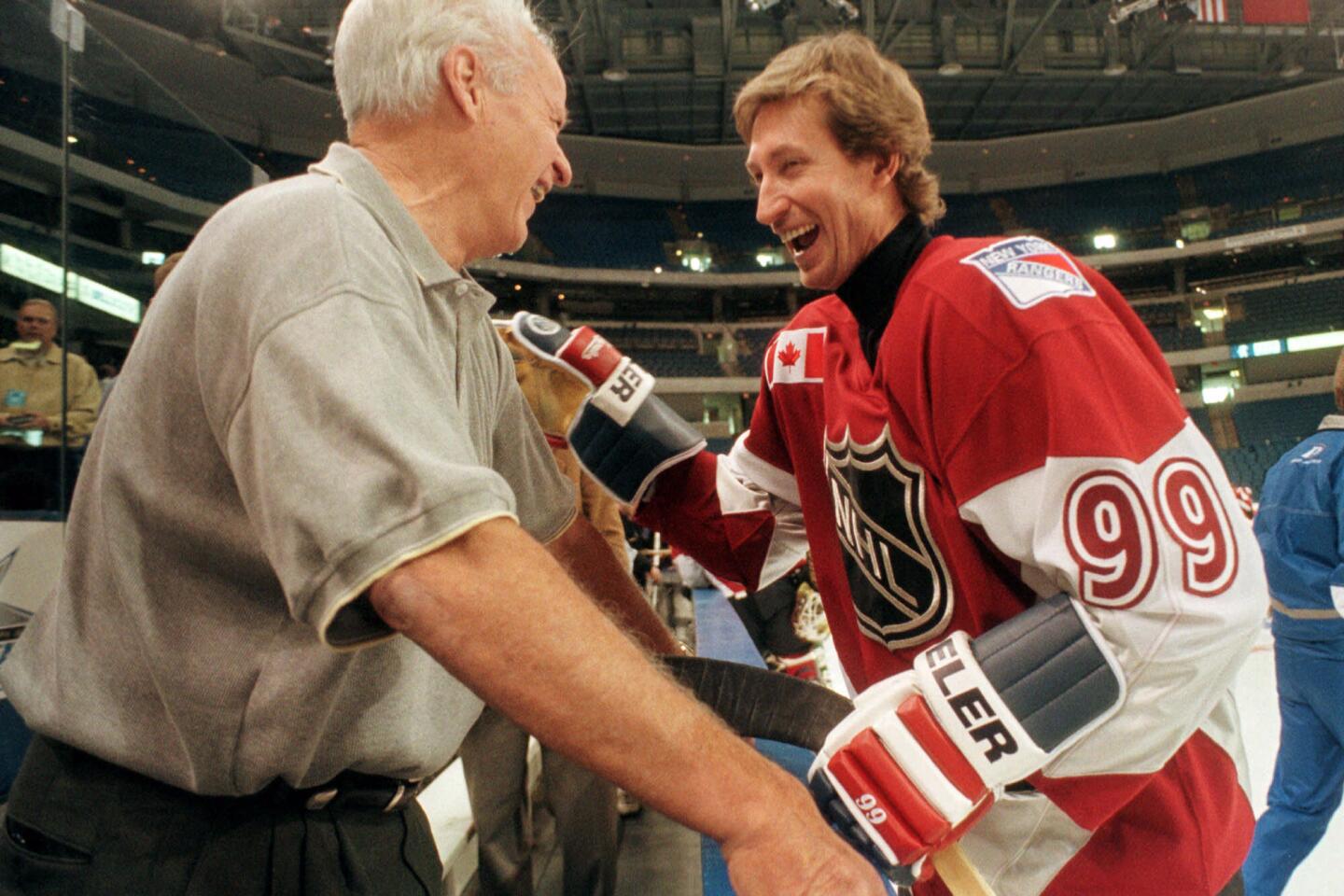 Gordie Howe, Wayne Gretzky