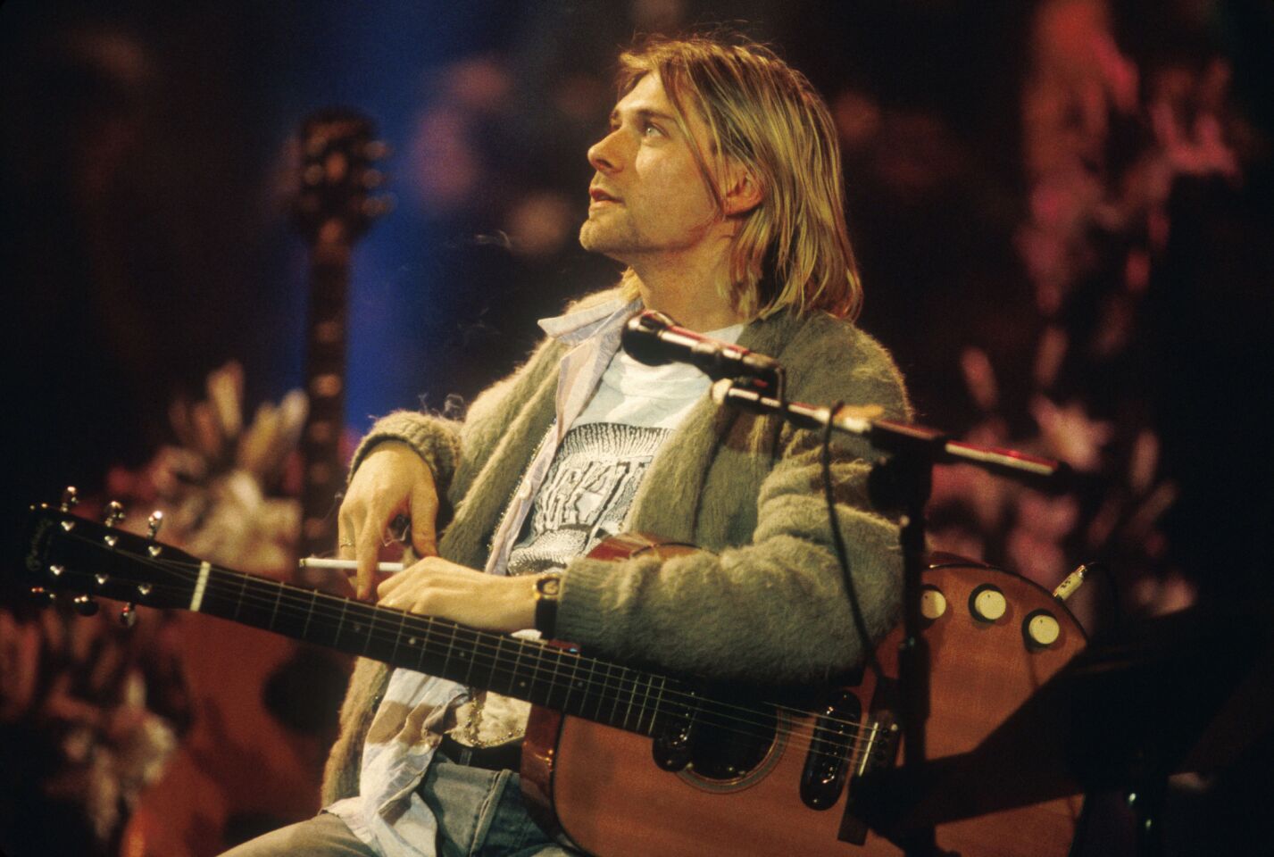 Kurt Cobain ushered in a new era in rock in the early '90s with his band Nirvana. But fame was never his intention, and it seemed to add to his suffering, brought on by depression, chronic bronchitis and heroin addiction. He died at 27 of a self-inflicted gunshot to the head.