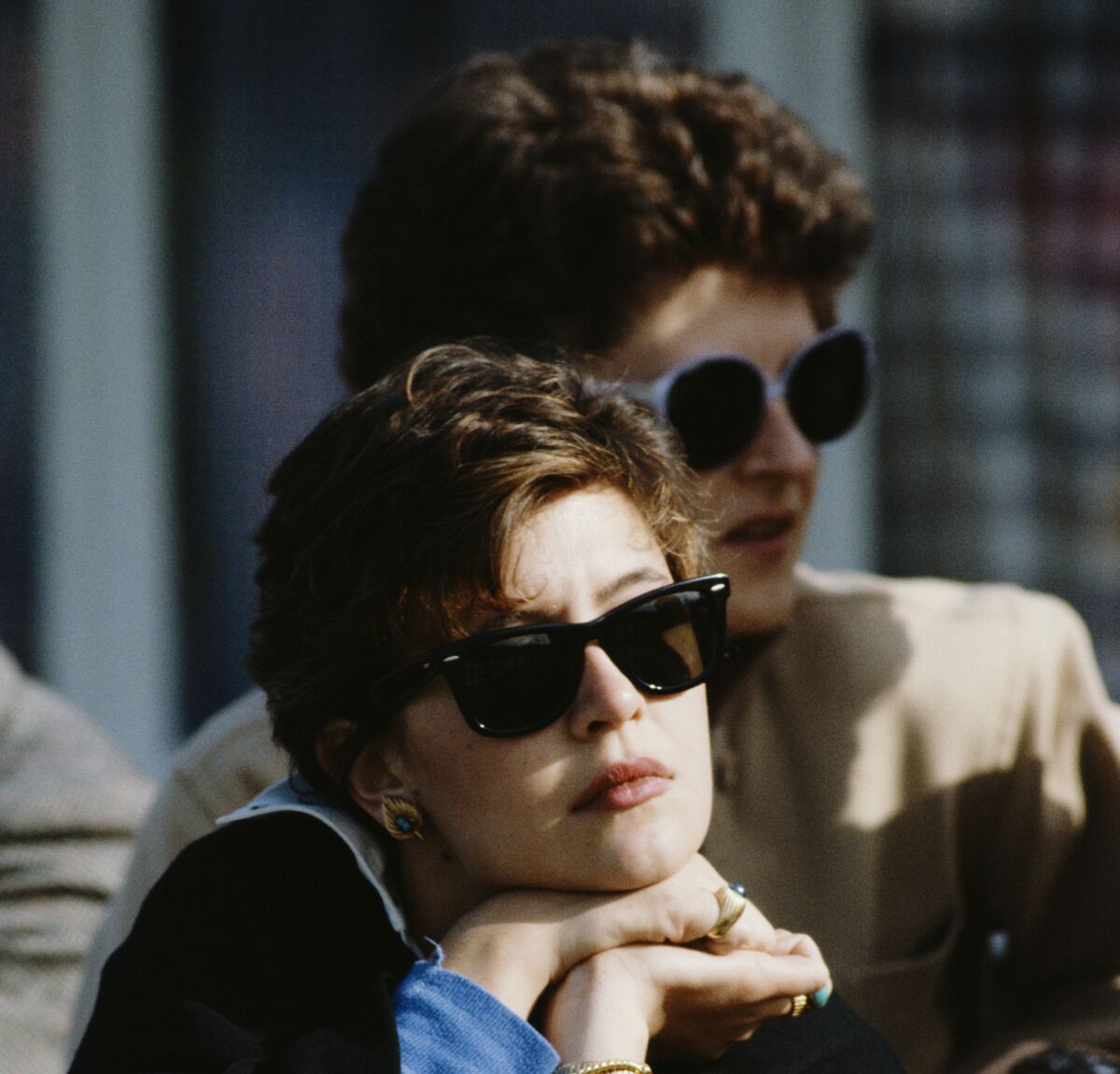 Patricia Gucci, the daughter of Aldo Gucci and Bruna Palombo, circa 1987. 
