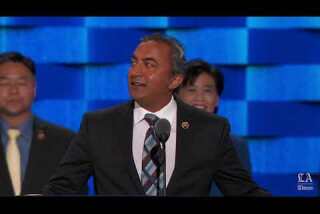 Rep. Ami Bera of California speaks at the Democratic National Convention