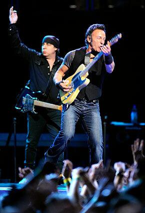 Bruce Springsteen performs in Los Angeles