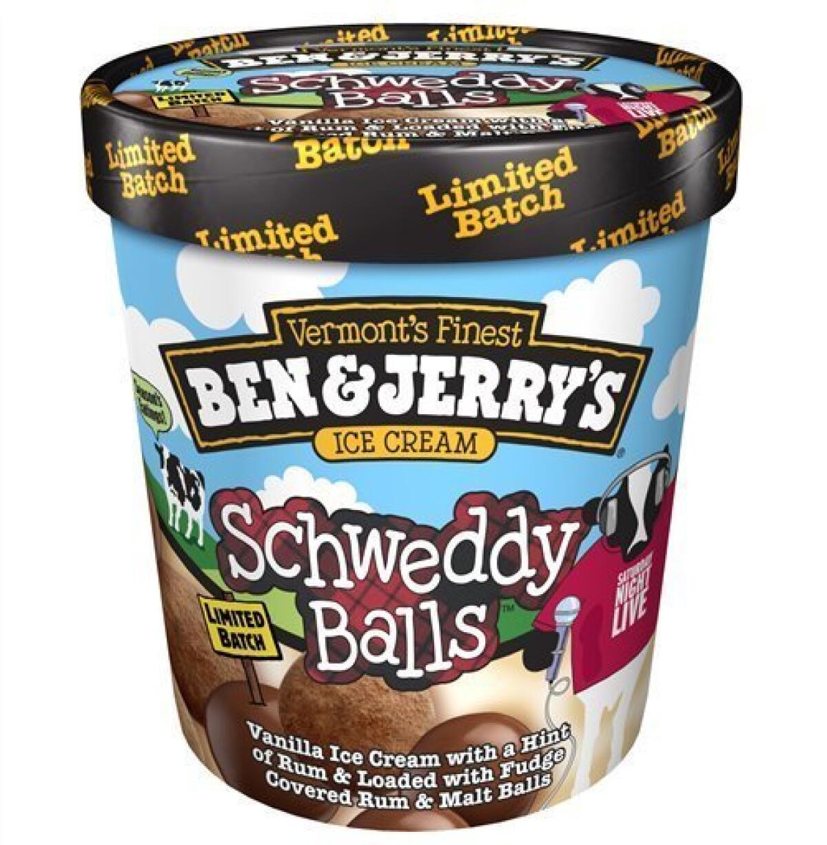 Yes, It's True: Ben & Jerry's Introduces 'Schweddy Balls' Ice Cream Flavor  : The Two-Way : NPR