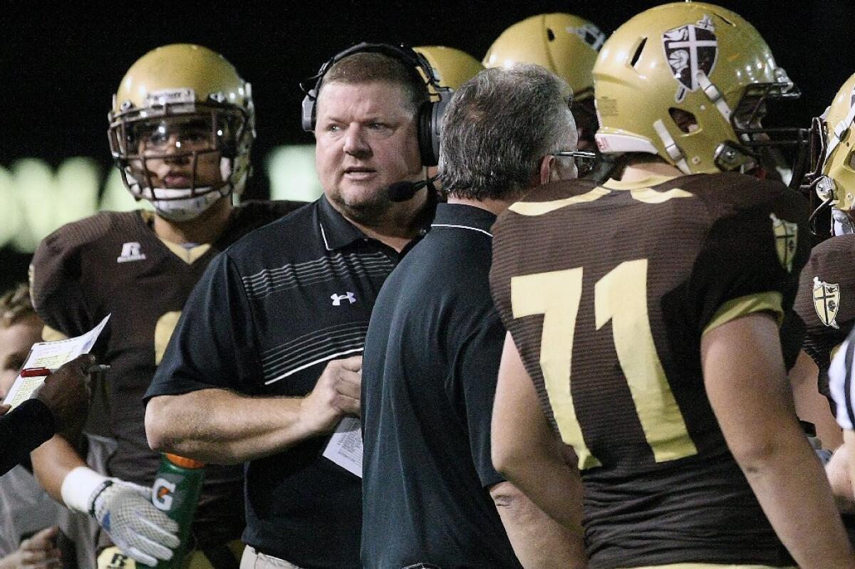 St. Francis Coach Jim Bonds and his team picked up a huge Angelus League victory on Friday versus Cathedral.