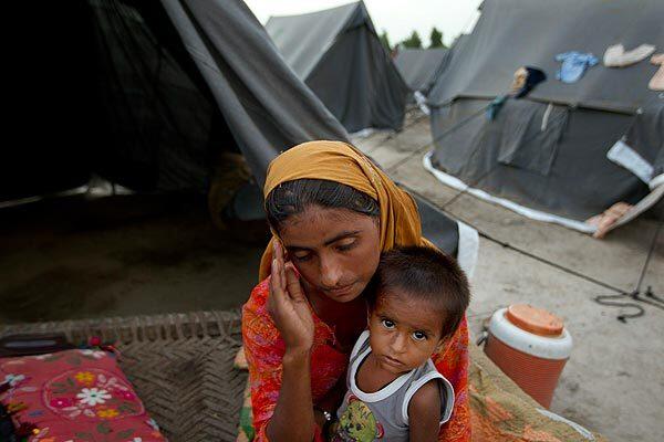 Displaced by Pakistan floods