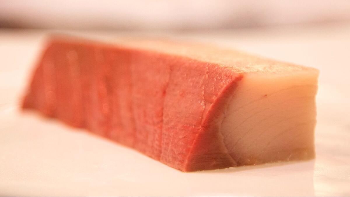 When you can, choose wild over farm-raised yellowtail. (Myung J. Chun / Los Angeles Times)