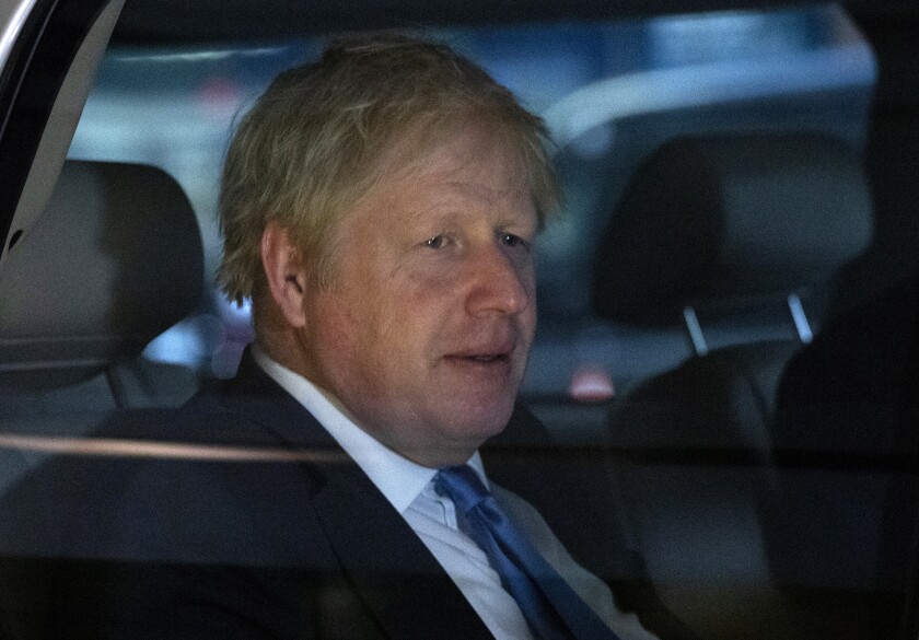 Britain's Boris Johnson tests negative for COVID-19 - The San ...
