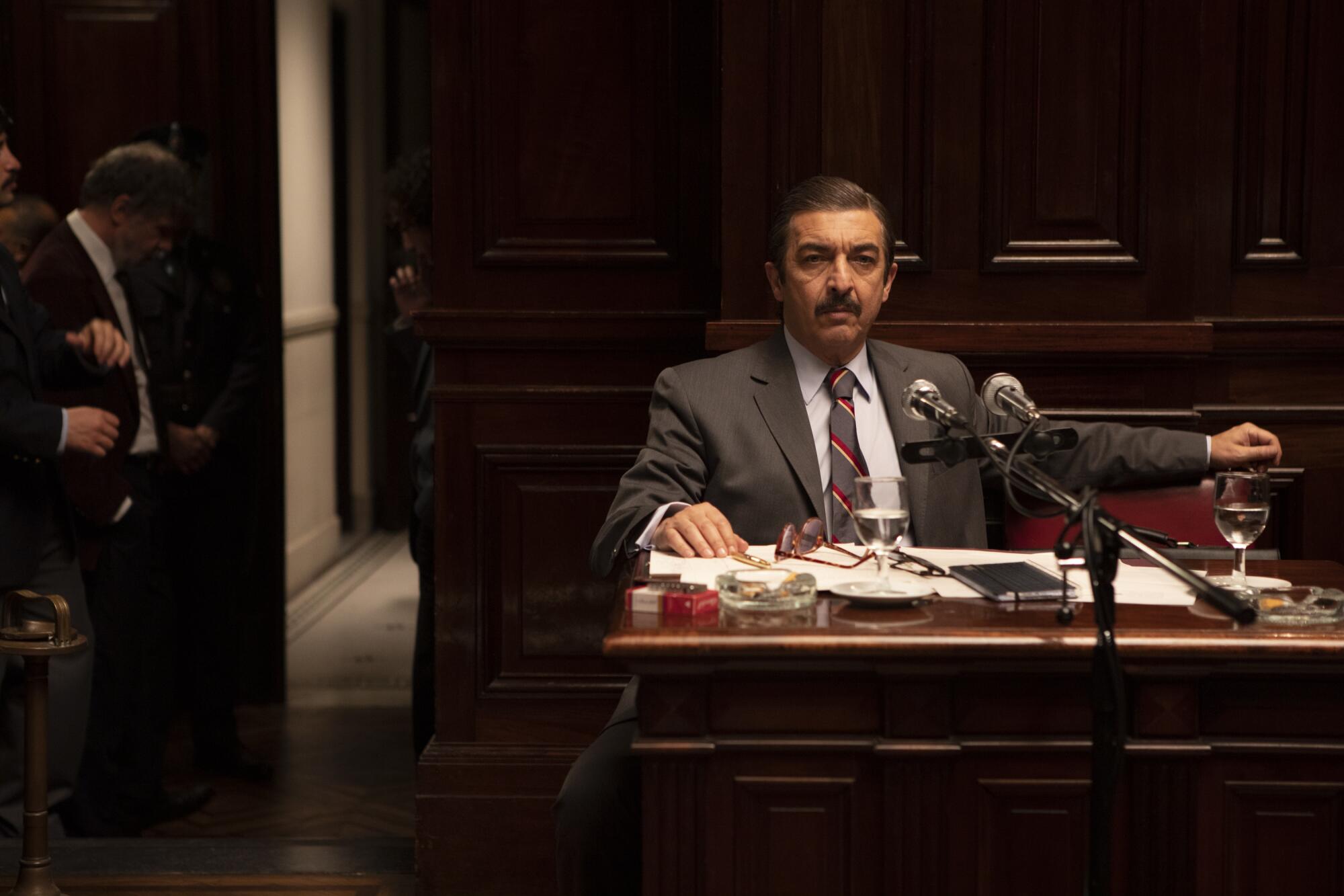 Ricardo Darín plays a federal prosecutor putting a military junta on trial in "Argentina, 1985."