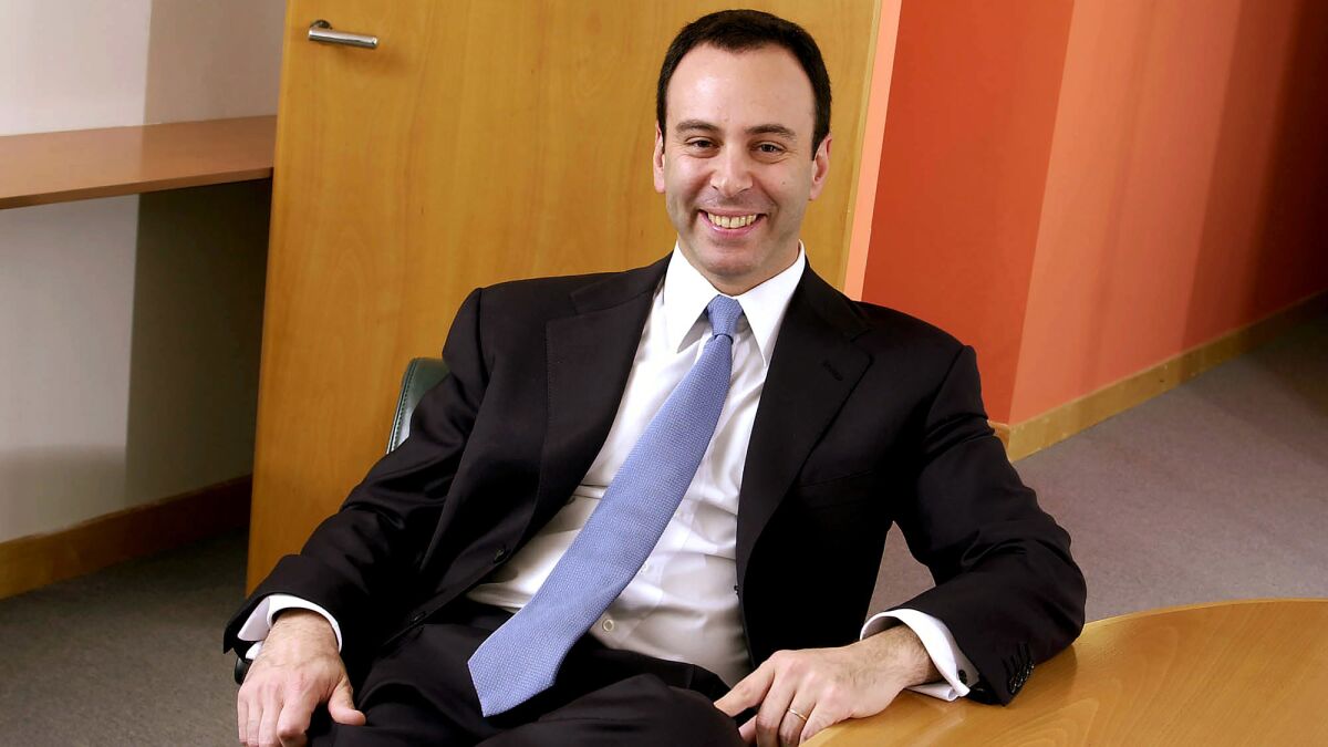 Edward S. Lampert, chairman of ESL Investments Inc., is seen at the company headquarters in Greenwich, Conn., in 2002.