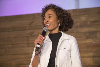 Sage Steele hosts the part on stage at The Players Tailgate at Super Bowl LIV on Sunday, Feb. 2, 2020