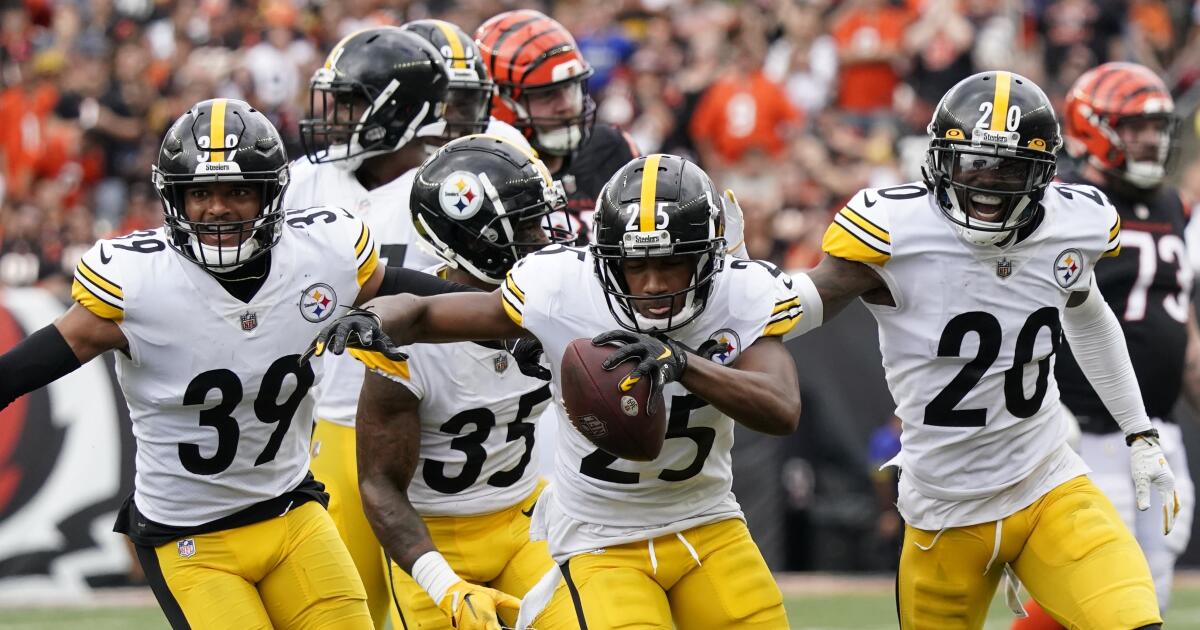 Pittsburgh Steelers score late touchdown to beat Cincinnati Bengals