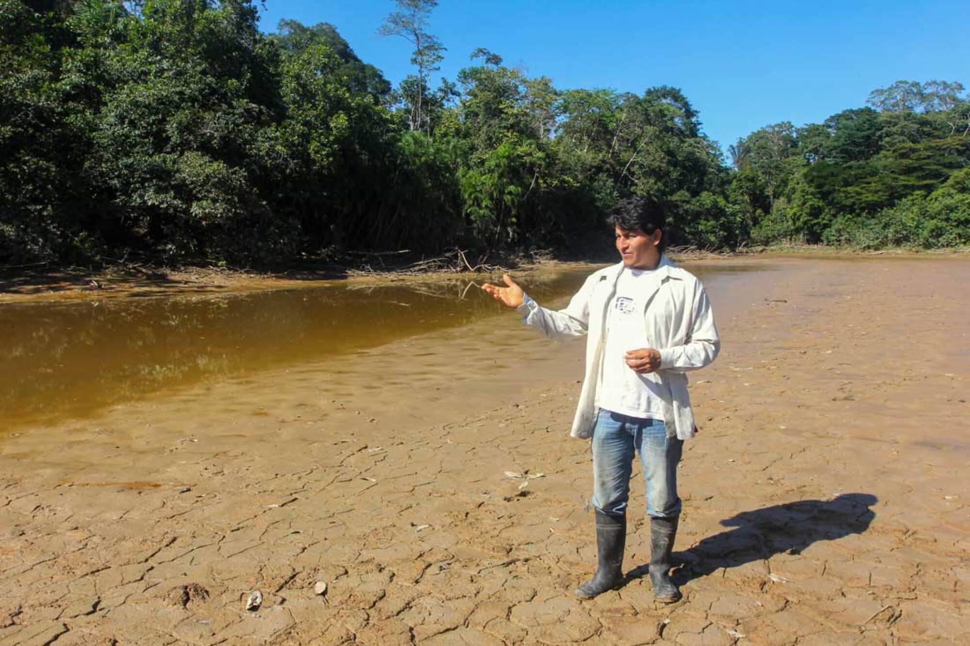 Llerson Fachín, un líder de la comunidad kichwa de Vista Alegre