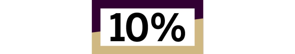 ten percent