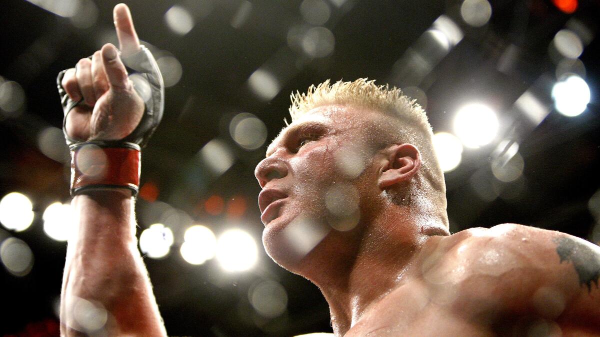 Says Brock Lesnar of his return to the octagon: "I want to get in there and be an athlete again."