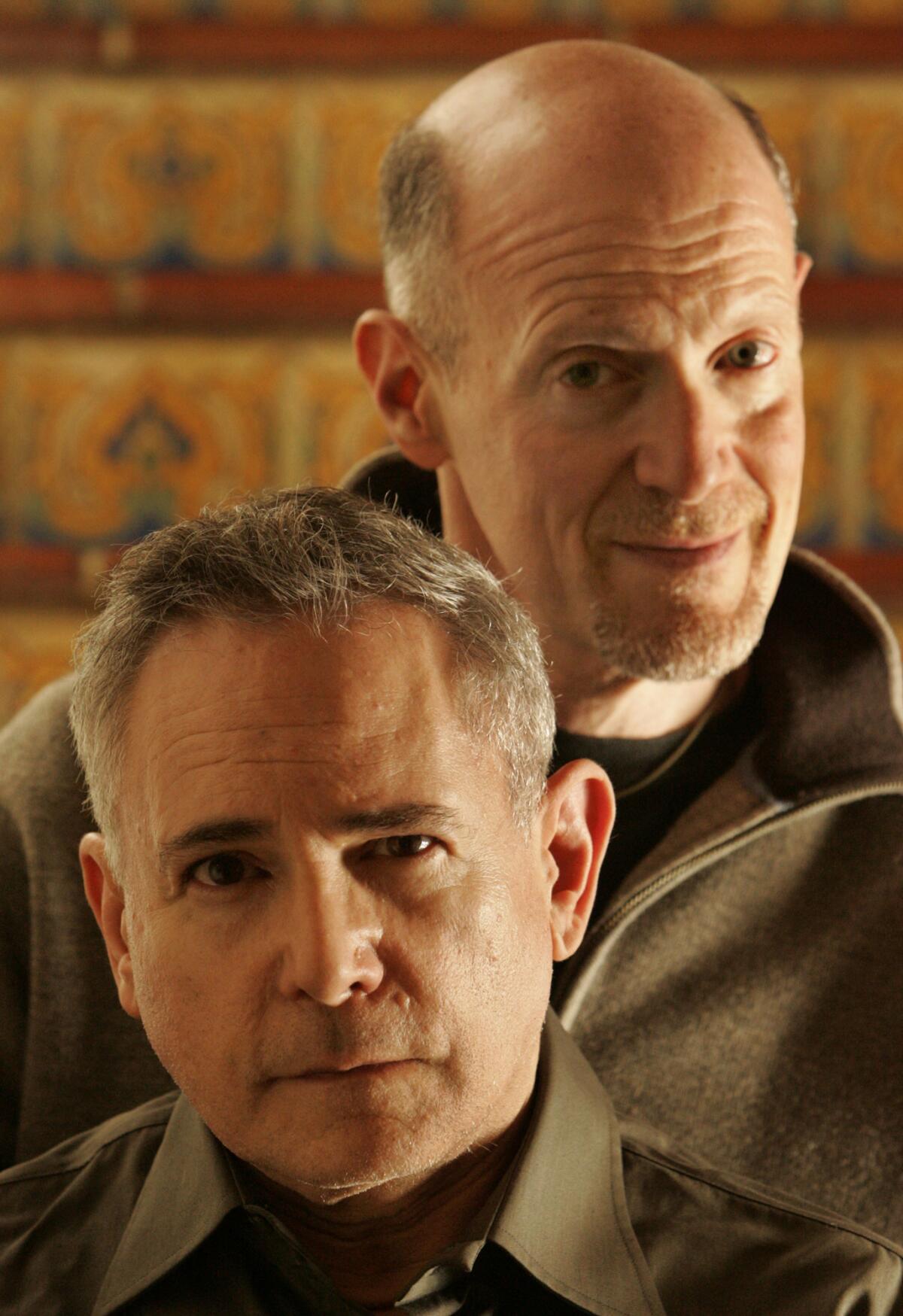 Craig Zadan, left, and Neil Meron, highly successful producers of "Chicago" and "Hairspray" and other productions.