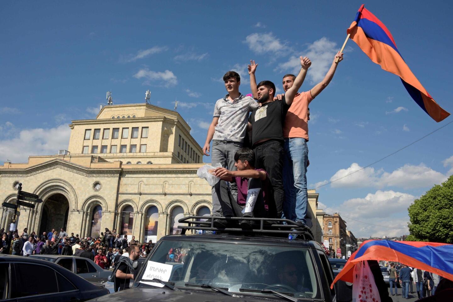 Armenia's prime minister resigns