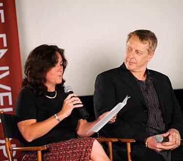 Times critic Mary McNamara and "Big Love" creator Mark V. Olsen.