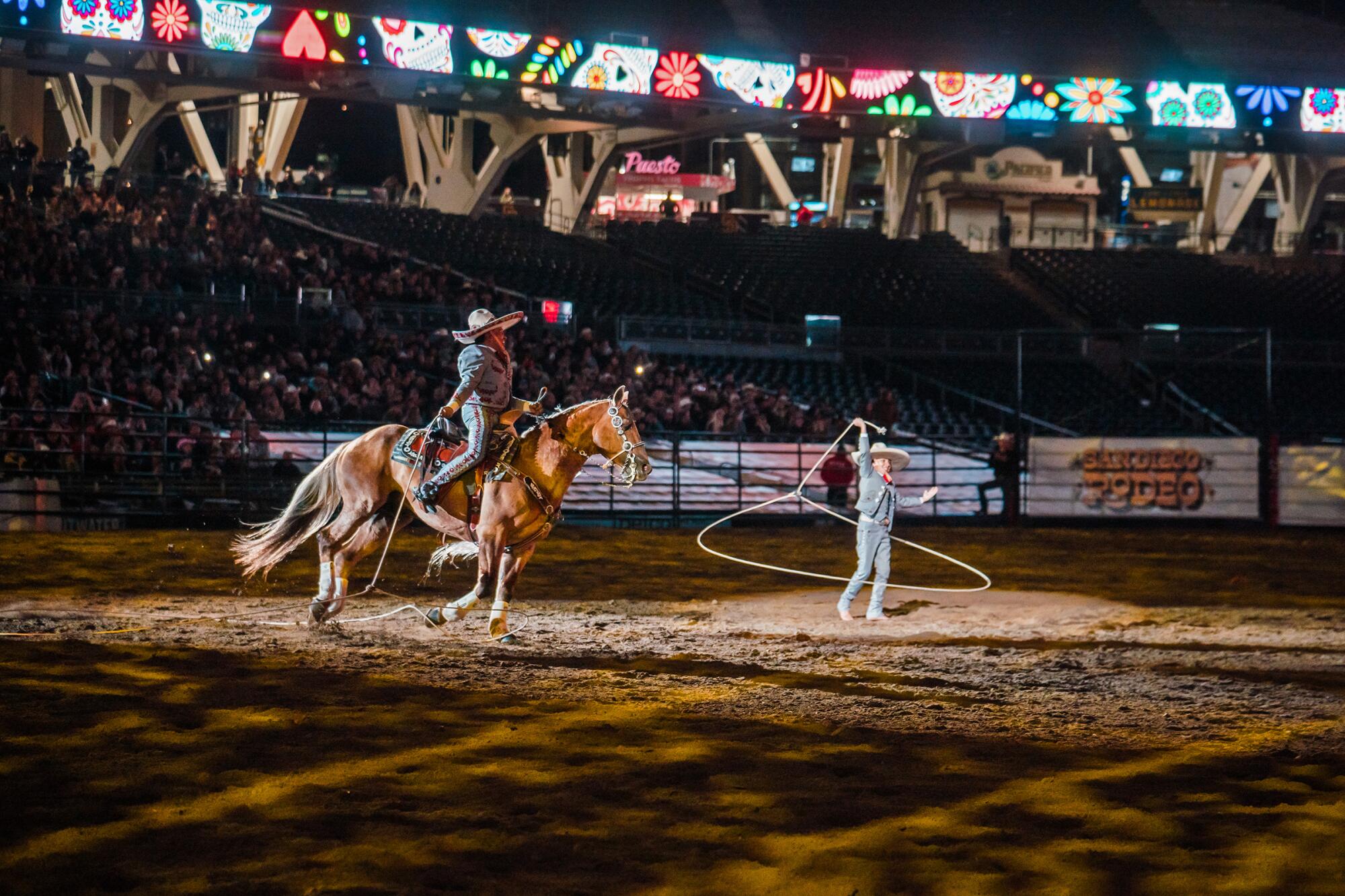 Shareria performed at the San Diego Rodeo at Petco Park in January.