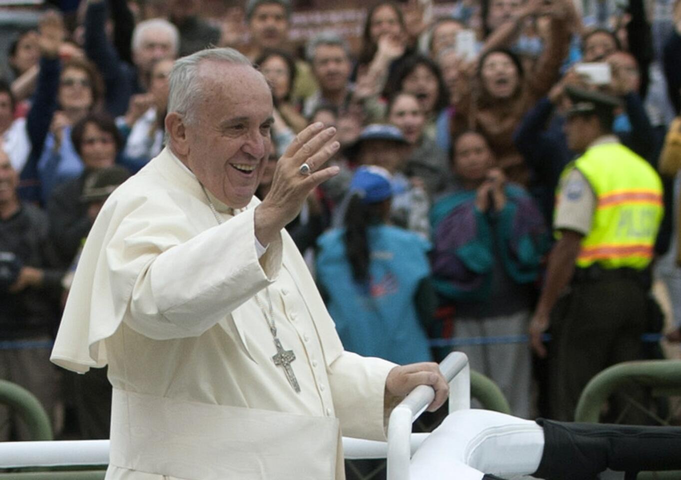 Pope Francis in Ecuador