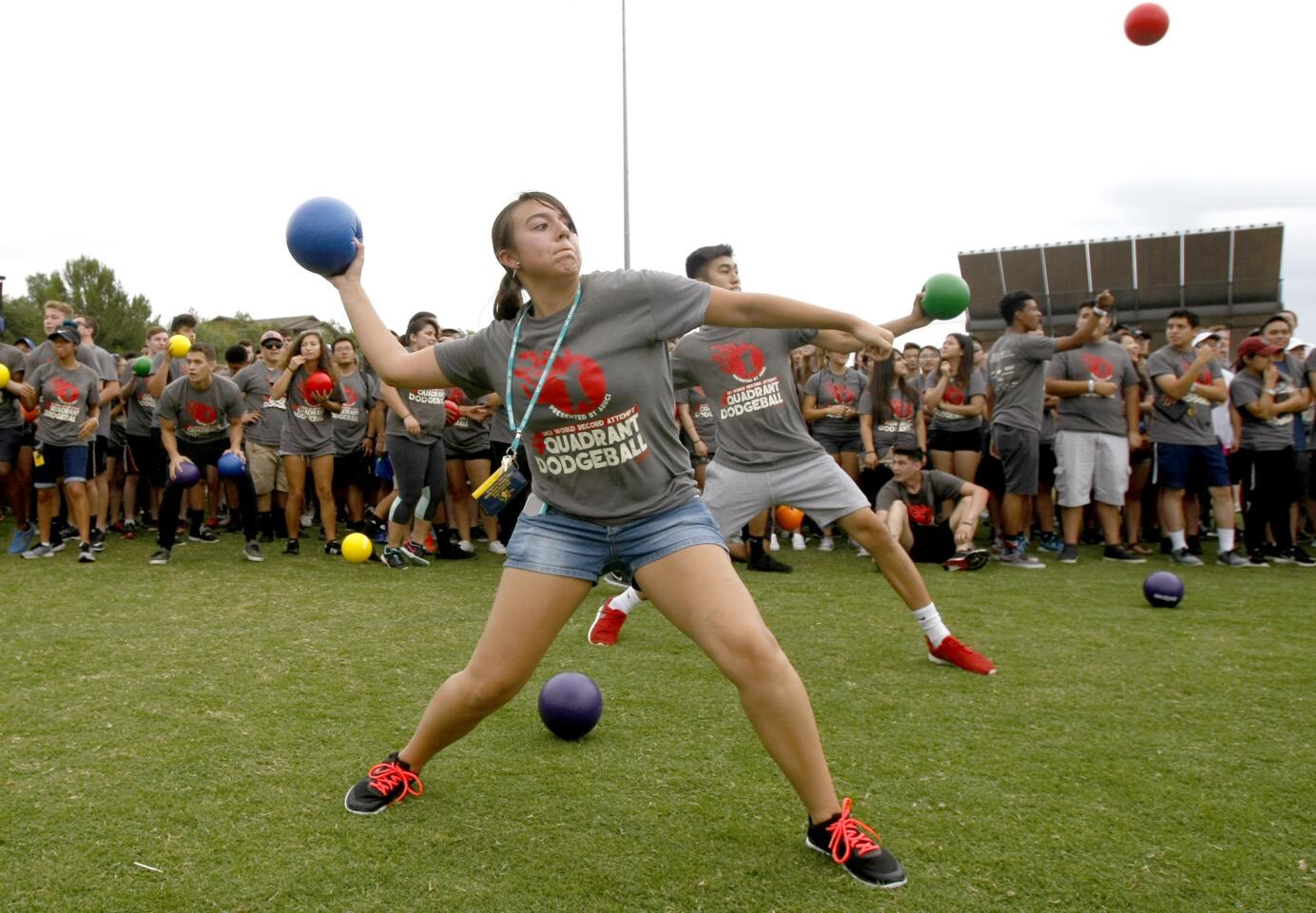 UC Irvine attempts to break four-quadrant dodgeball world record