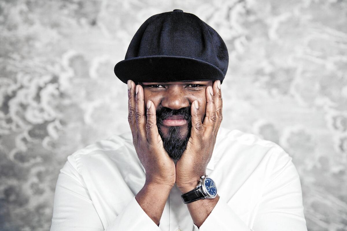 Gregory Porter performs during Jazz Weekend at Segerstrom Center for the Arts.