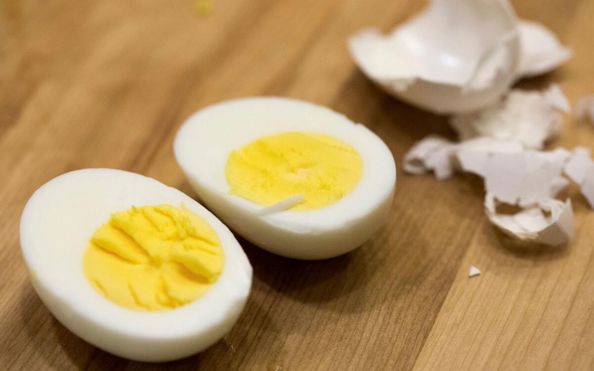 Hard-boiled eggs