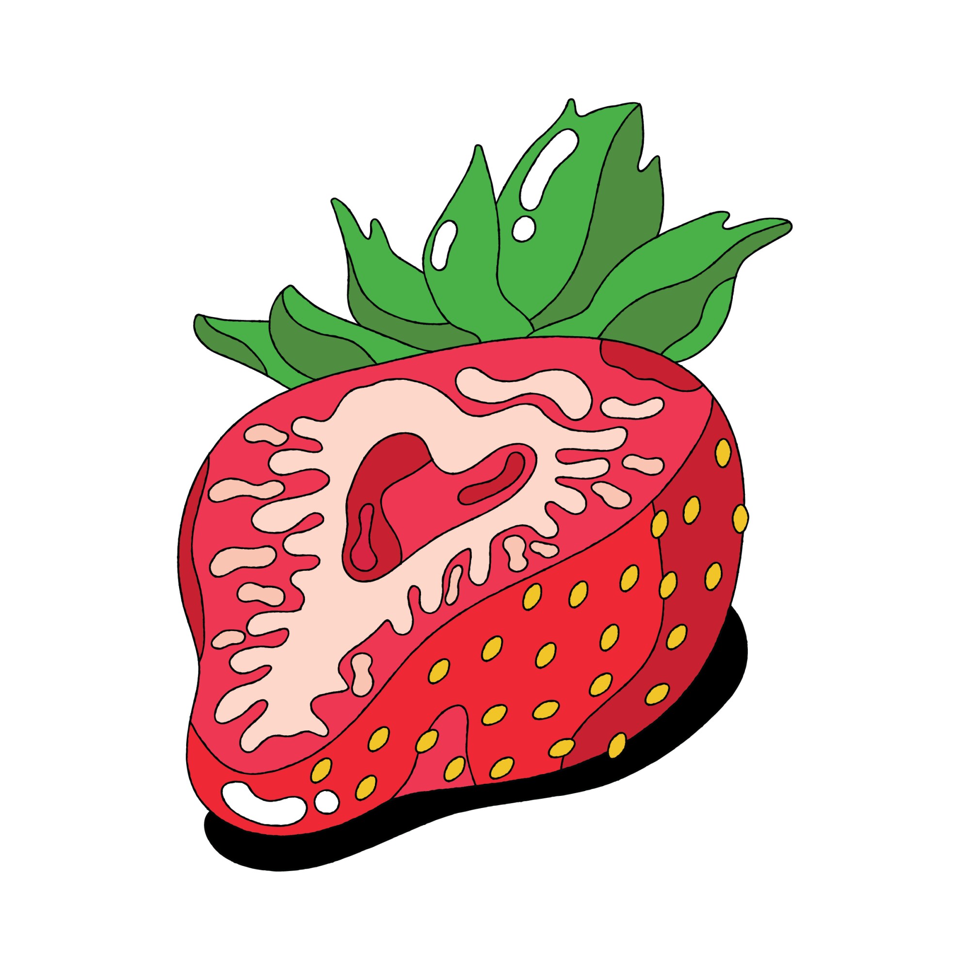 L.A. in a Jar cut strawberry