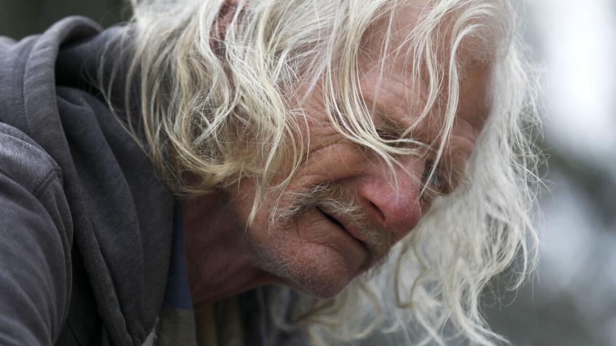 Dan Hacker, known as Butch to his friends, lives in a homeless encampment in Chatsworth.