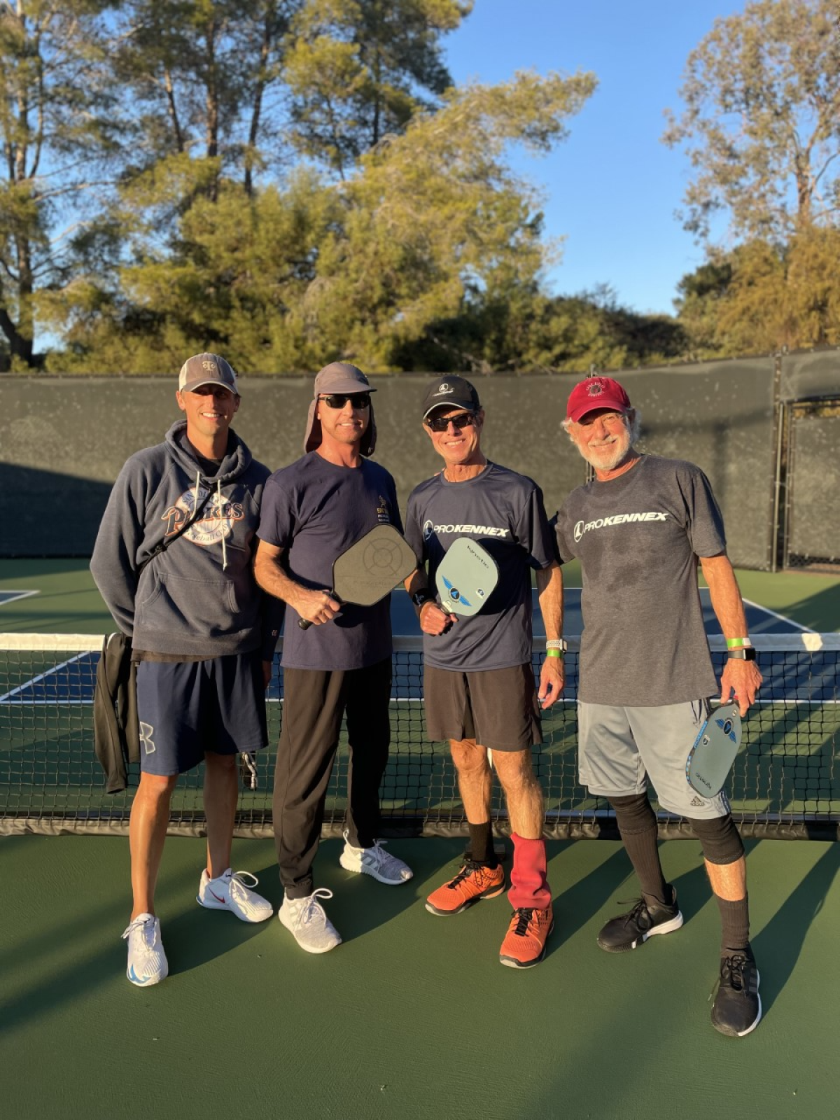 (L-r) Kyle Veenstra, Michael Luke, Larry Belinsky, and Craig Belinsky at the tournament.