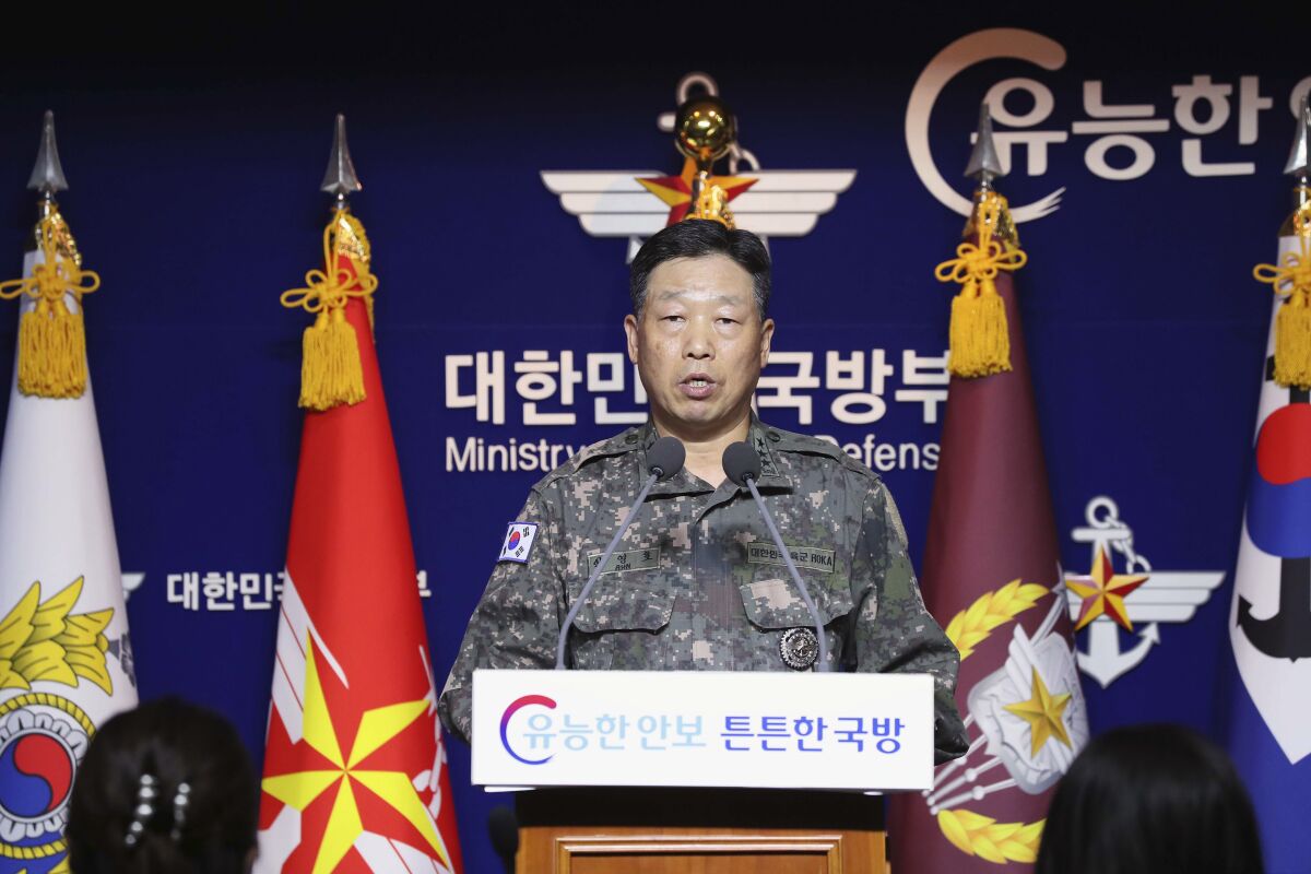 Lt. Gen. Ahn Young Ho, a top South Korean military official